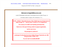 Tablet Screenshot of angelswithleaves.com